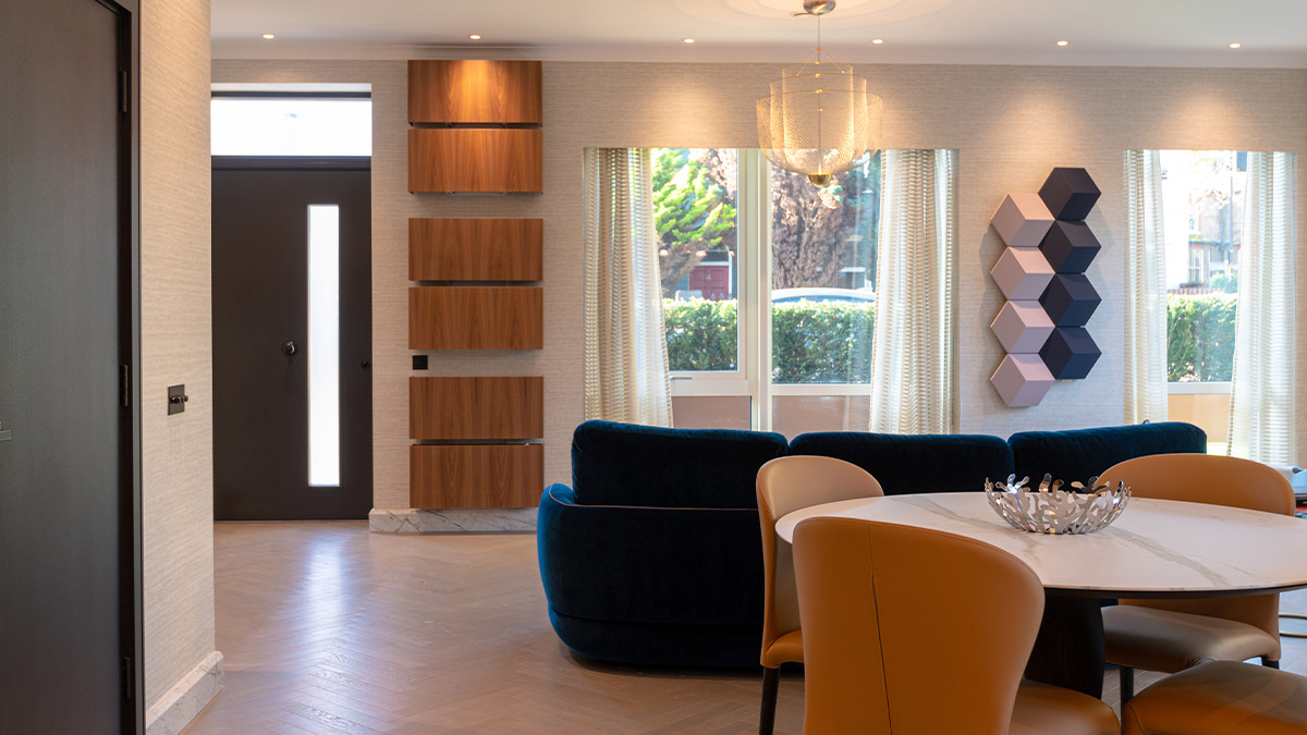 Living room interior design London