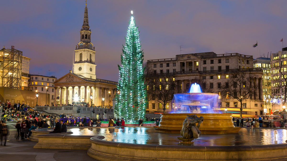 Christmas Carols in Trafalgar Square 