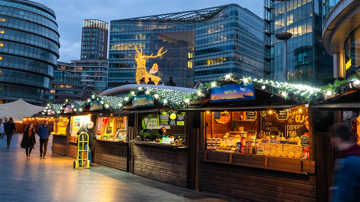 Christmas by the River London Bridge Market 