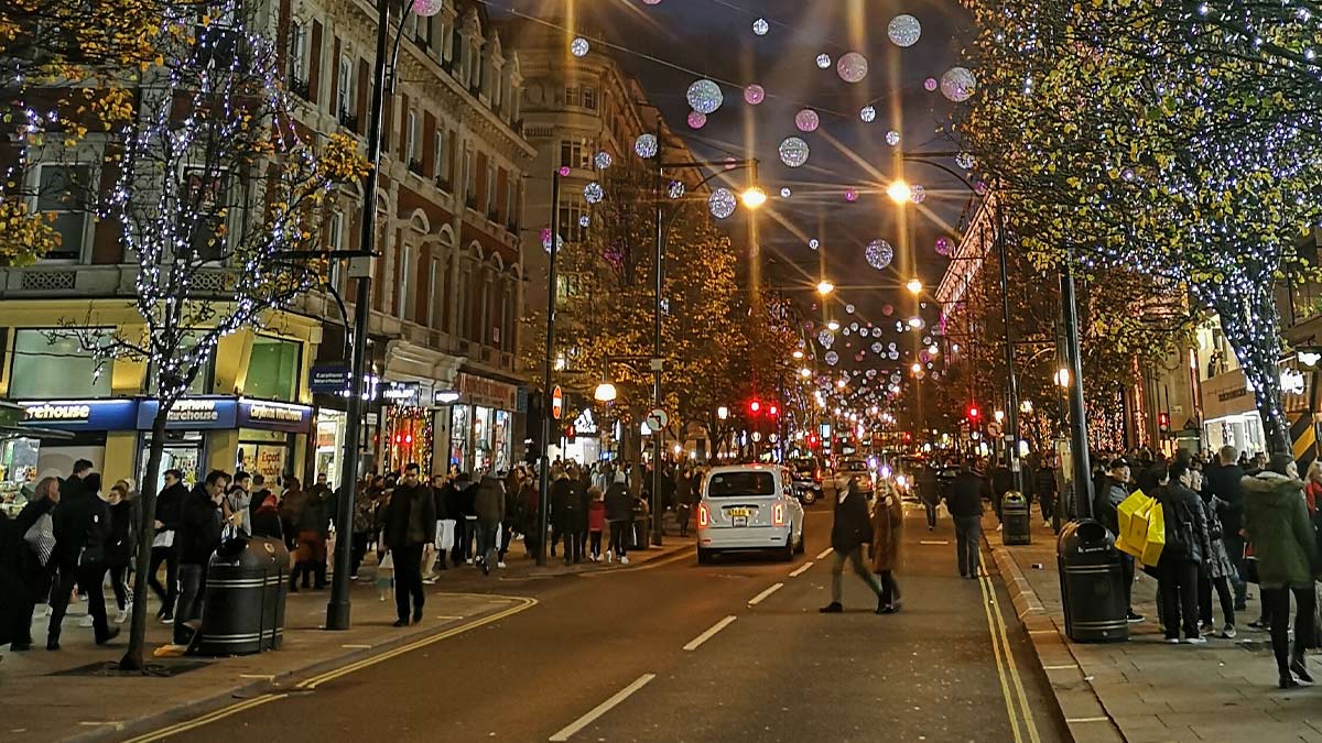 Oxford Street Christmas Lights 