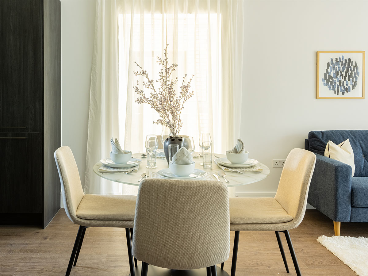 Silkstream show home styled kitchen with premium furniture packages