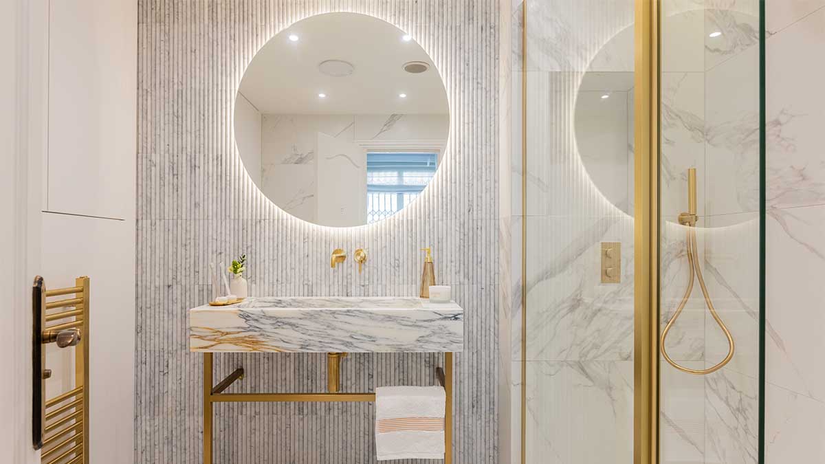 The Transformation of Two Bathrooms for a Remote Landlord Client in Hyde Park