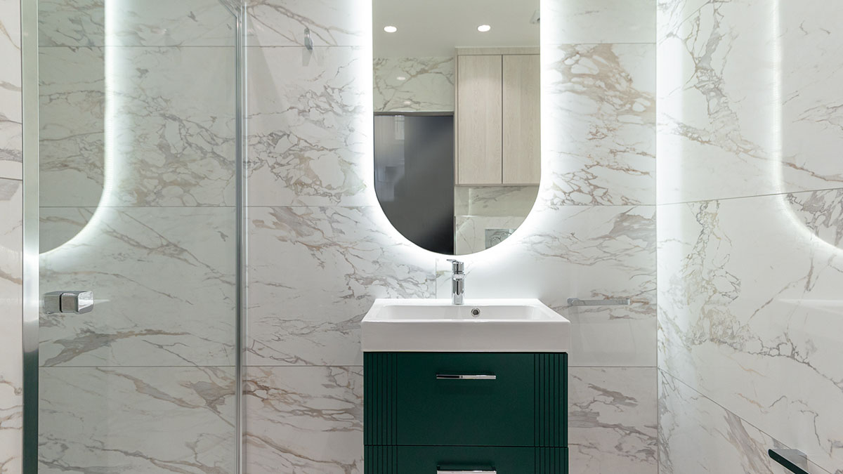 After: Modern furnished London Bathroom transformation by InStyle Direct. High-impact design for increased rental income