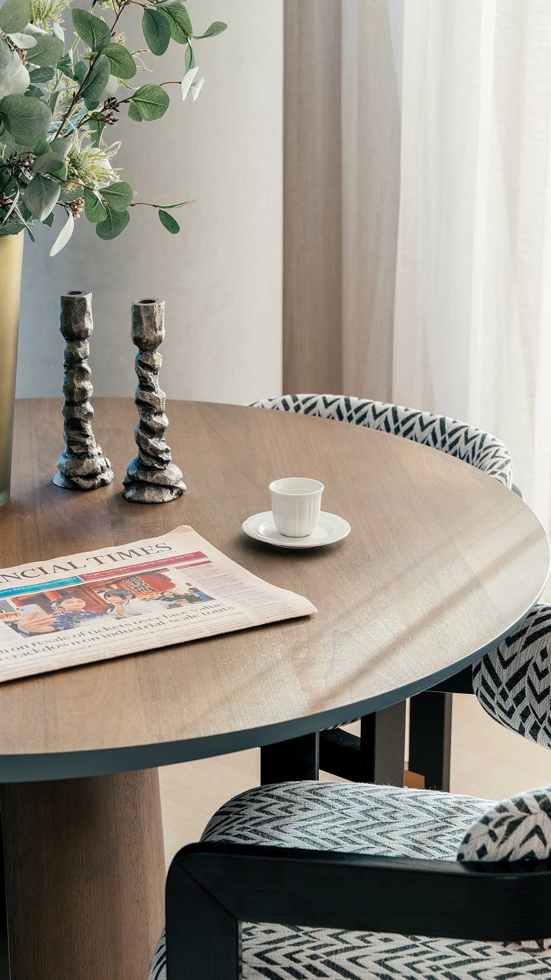 Sophisticated hallway interior design at The Broadway London by InStyle Direct for overseas property investors.