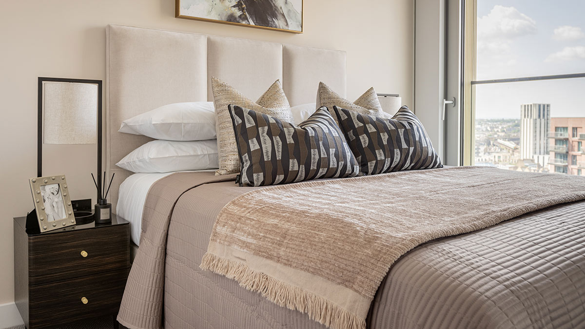 Luxury modern bedroom interior